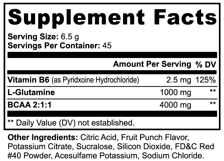 BCAA Complex (Fruit Punch)