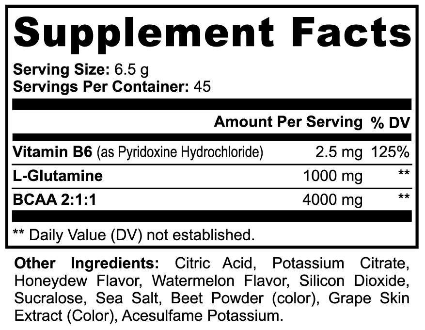 BCAA Complex (Honeydew/Watermelon)